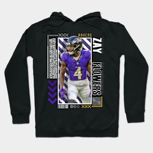 Zay Flowers Paper Poster Version 10 Hoodie